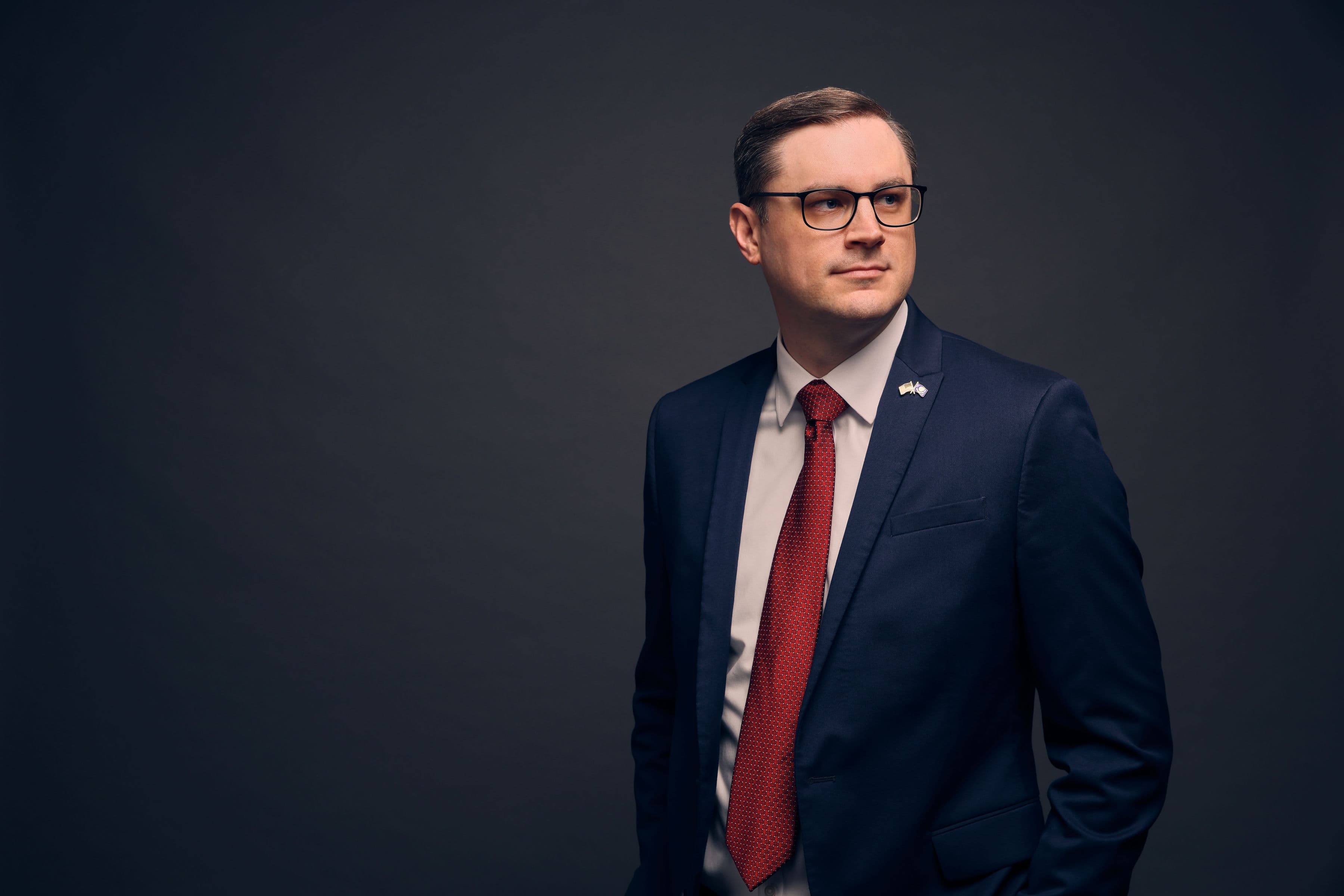Joey Williams in a professional studio portrait