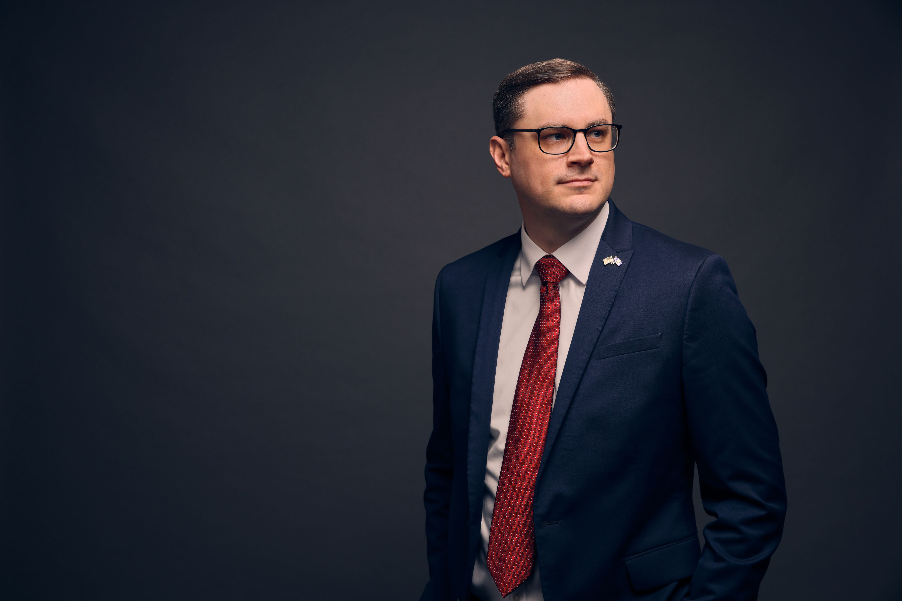 Joey Williams in a professional studio portrait
